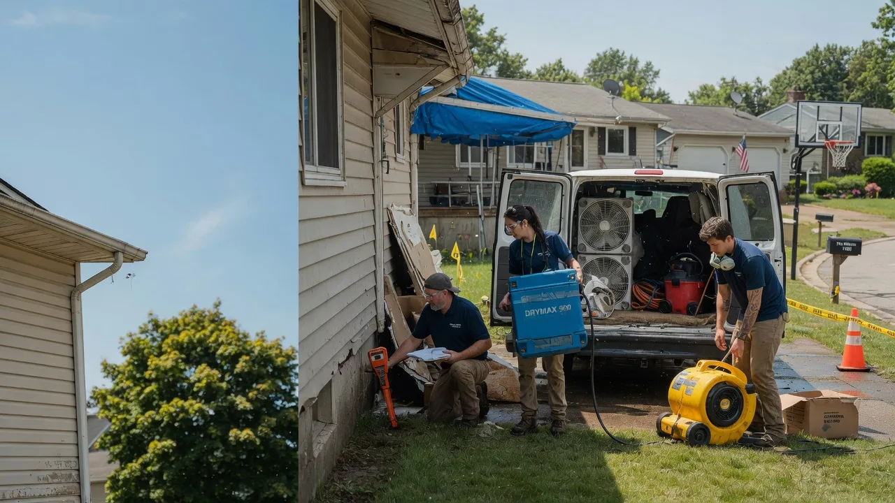 Ceiling Leak Cleanup in Boggstown, IN near me